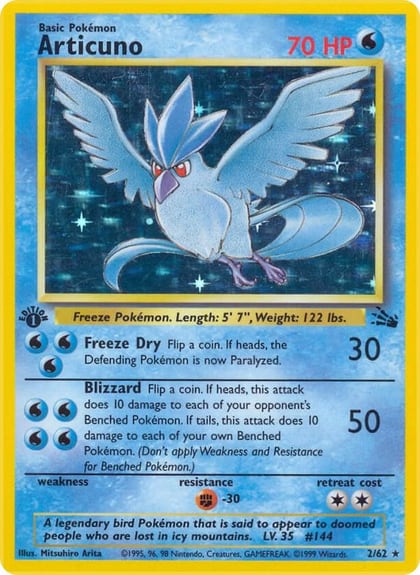 Articuno (2), Fossil 02/62