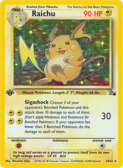 Raichu (14), Fossil 14/62