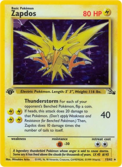Zapdos (15), Fossil 15/62