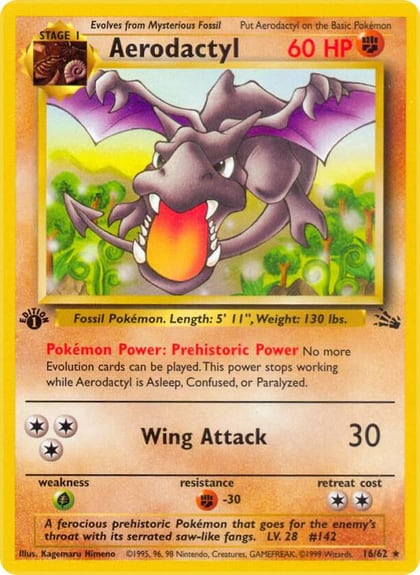 Aerodactyl (16), Fossil 16/62