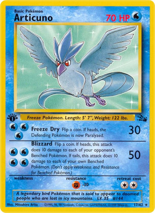 Articuno (17), Fossil 17/62