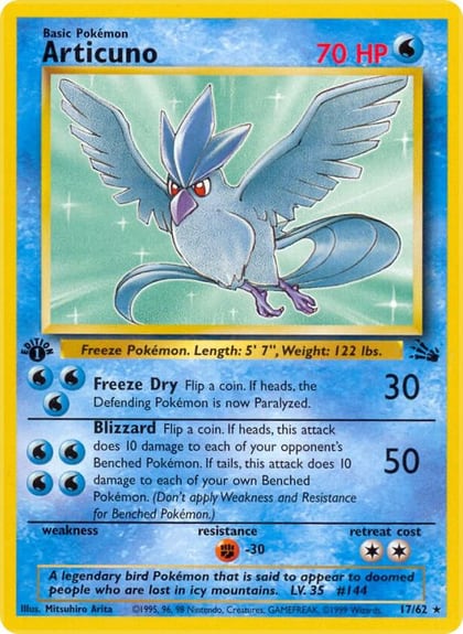 Articuno (17), Fossil 17/62