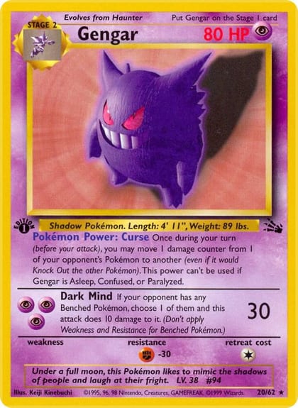 Gengar (20), Fossil 20/62