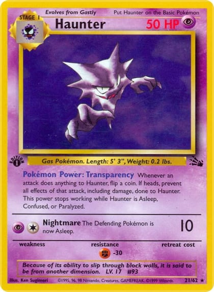 Haunter (21), Fossil 21/62