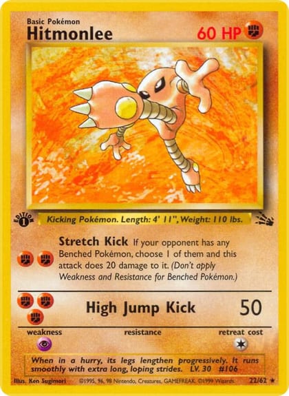 Hitmonlee (22), Fossil 22/62