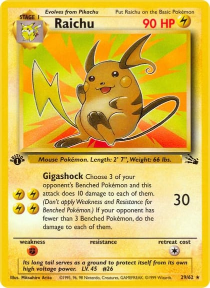 Raichu (29), Fossil 29/62