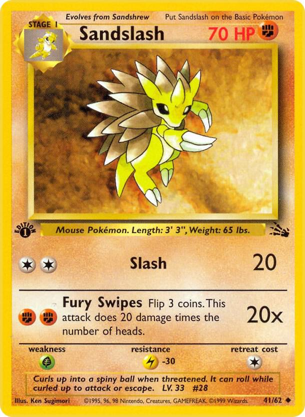 Sandslash, Fossil 41/62