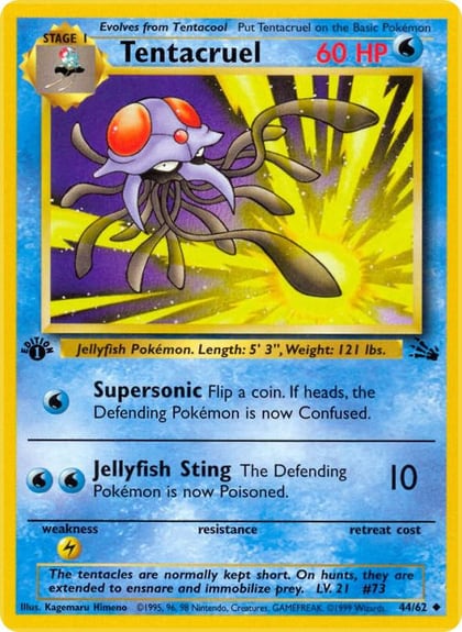 Tentacruel, Fossil 44/62