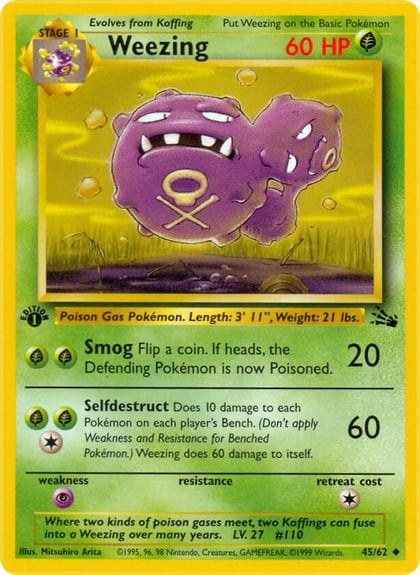 Weezing, Fossil 45/62