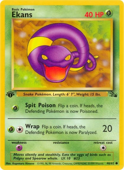 Ekans, Fossil 46/62