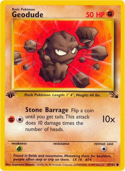 Geodude, Fossil 47/62