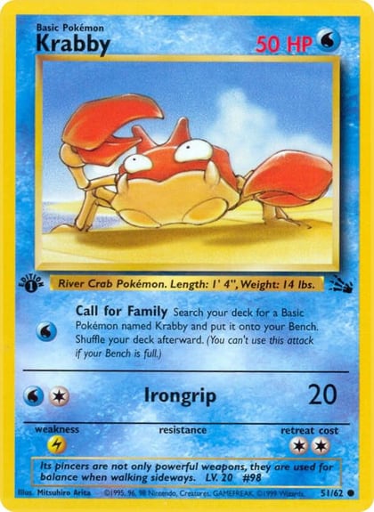 Krabby, Fossil 51/62