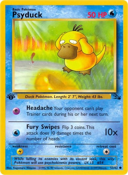 Psyduck, Fossil 53/62