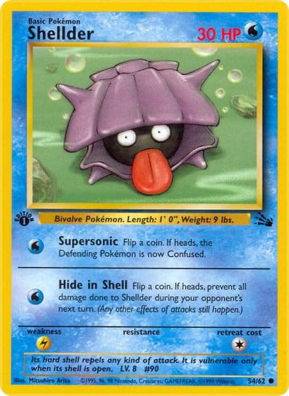 Shellder, Fossil 54/62