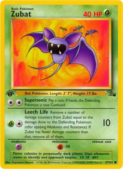 Zubat, Fossil 57/62