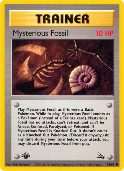 Mysterious Fossil, Fossil 62/62