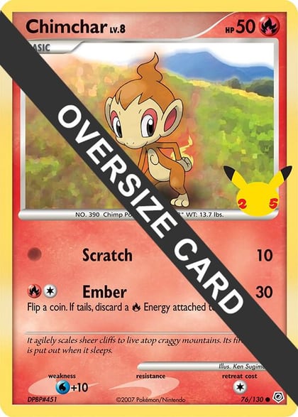 Chimchar, First Partner Pack 076/130