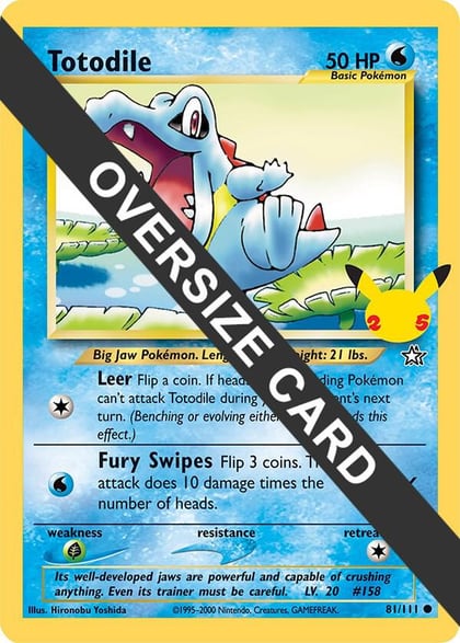 Totodile, First Partner Pack 081/111