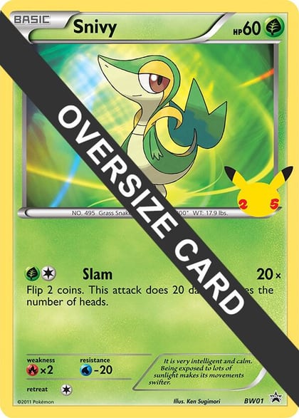 Snivy, First Partner Pack BW01