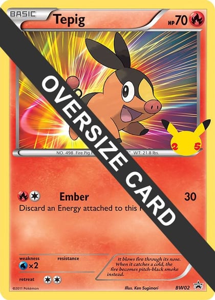 Tepig, First Partner Pack BW02