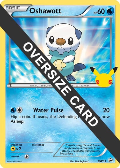 Oshawott, First Partner Pack BW03