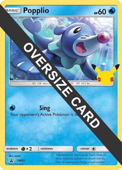 Popplio, First Partner Pack SM03