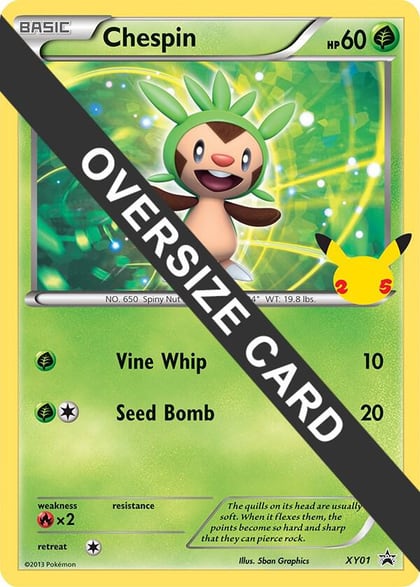 Chespin, First Partner Pack XY01