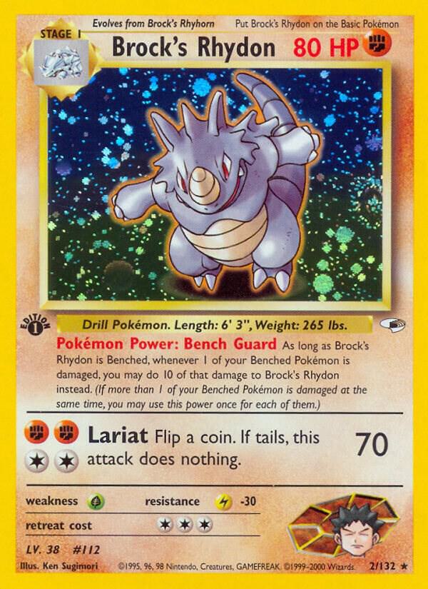 Brock's Rhydon, Gym Heroes 002/132