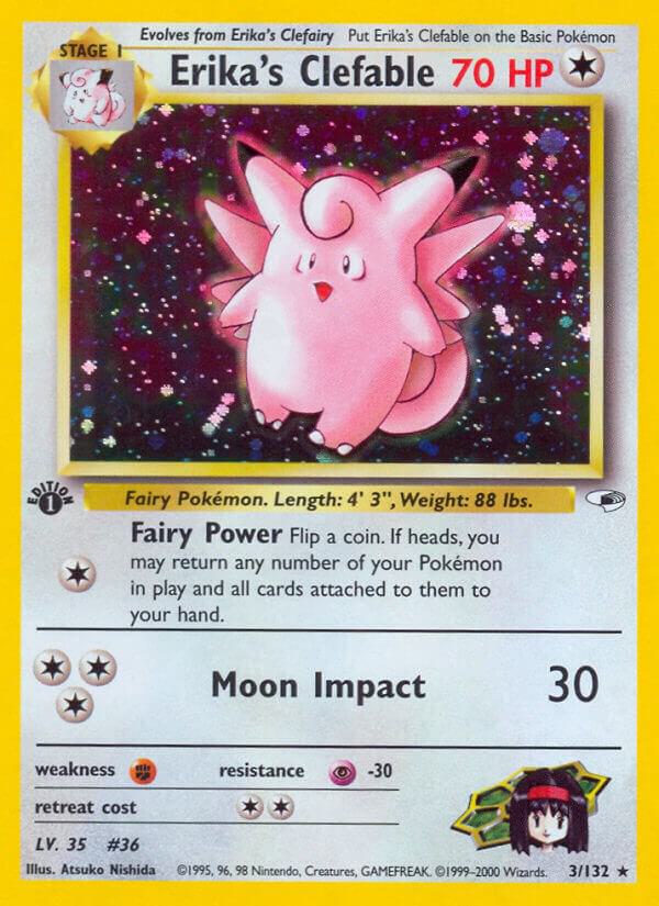 Erika's Clefable, Gym Heroes 003/132