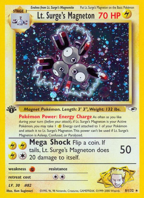 Lt. Surge's Magneton, Gym Heroes 008/132