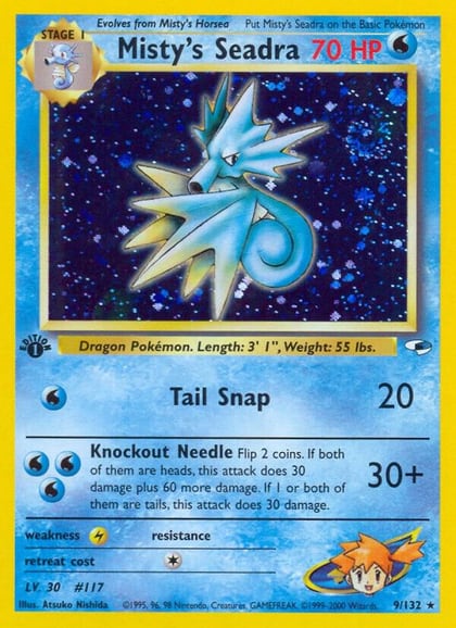 Misty's Seadra, Gym Heroes 009/132