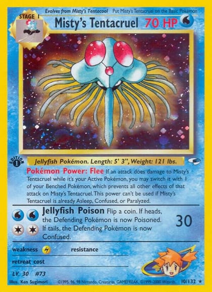 Misty's Tentacruel, Gym Heroes 010/132
