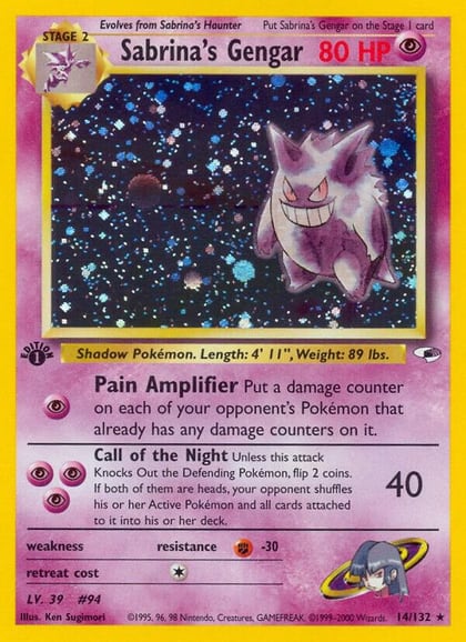 Sabrina's Gengar, Gym Heroes 014/132
