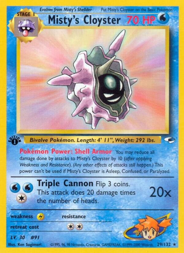 Misty's Cloyster, Gym Heroes 029/132