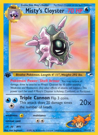 Misty's Cloyster, Gym Heroes 029/132
