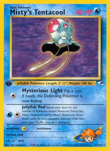 Misty's Tentacool (32), Gym Heroes 032/132