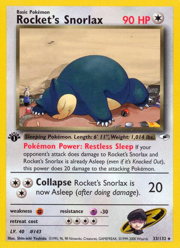 Rocket's Snorlax, Gym Heroes 033/132