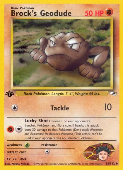 Brock's Geodude (38), Gym Heroes 038/132