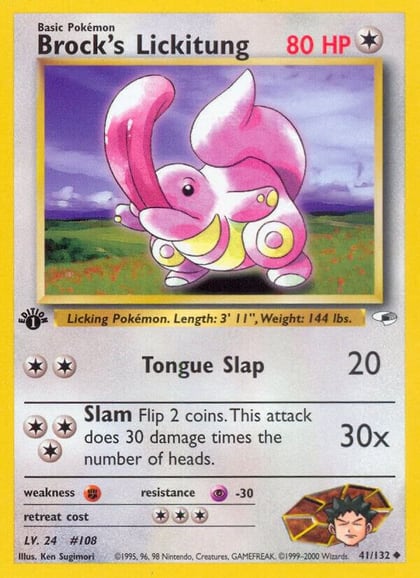 Brock's Lickitung, Gym Heroes 041/132
