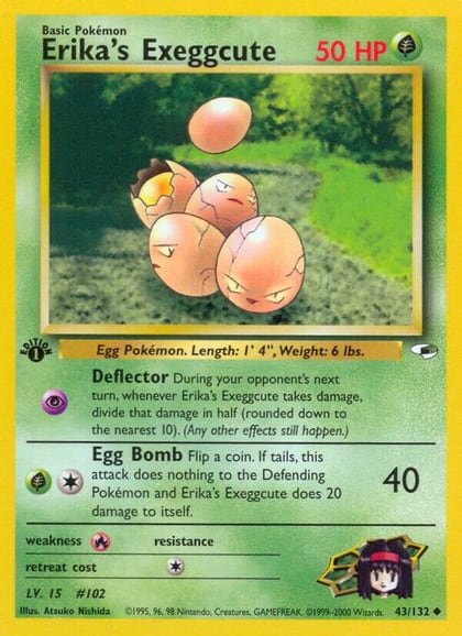 Erika's Exeggcute (43), Gym Heroes 043/132