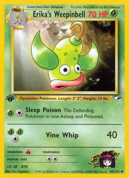 Erika's Weepinbell (49), Gym Heroes 049/132