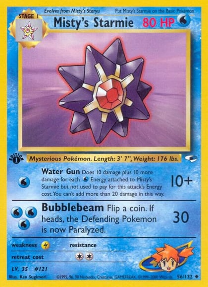 Misty's Starmie, Gym Heroes 056/132