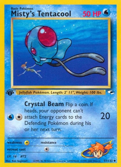 Misty's Tentacool (57), Gym Heroes 057/132