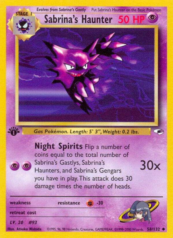 Sabrina's Haunter, Gym Heroes 058/132