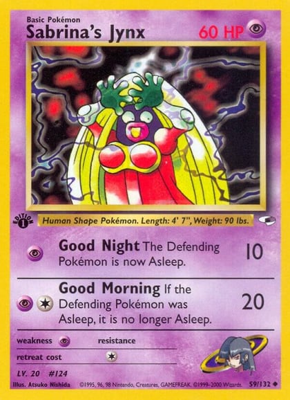 Sabrina's Jynx, Gym Heroes 059/132