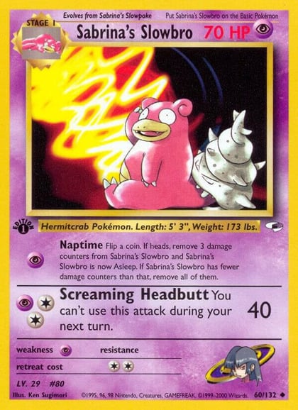 Sabrina's Slowbro, Gym Heroes 060/132