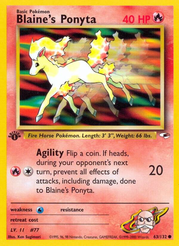 Blaine's Ponyta, Gym Heroes 063/132