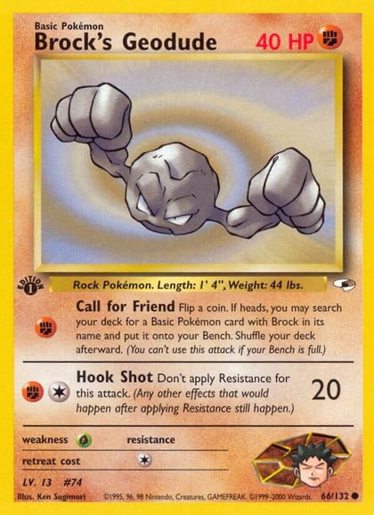 Brock's Geodude (66), Gym Heroes 066/132