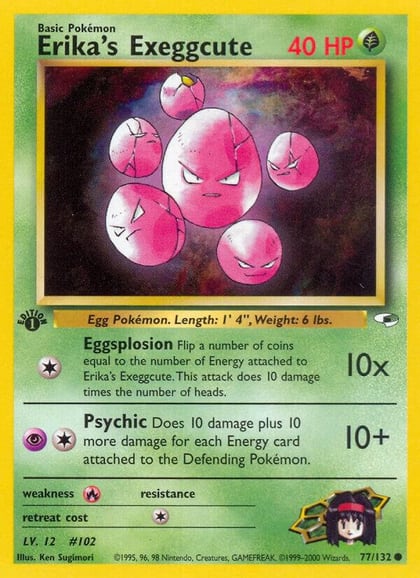 Erika's Exeggcute (77), Gym Heroes 077/132