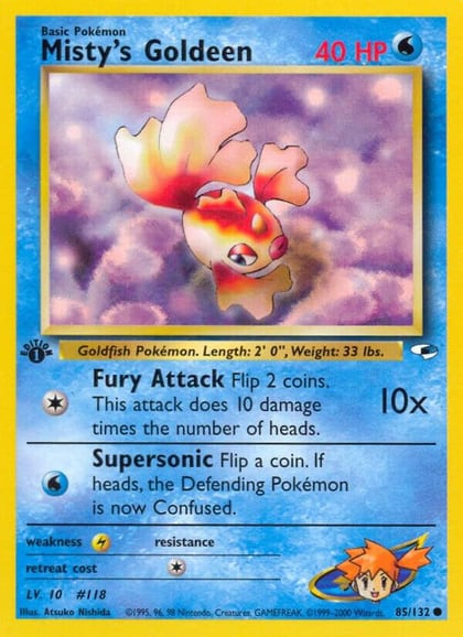 Misty's Goldeen (85), Gym Heroes 085/132